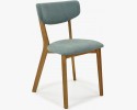 Krzesło tapicerowane, nogi dębowe, Amisa jasnozielone , {PARENT_CATEGORY_NAME - 3