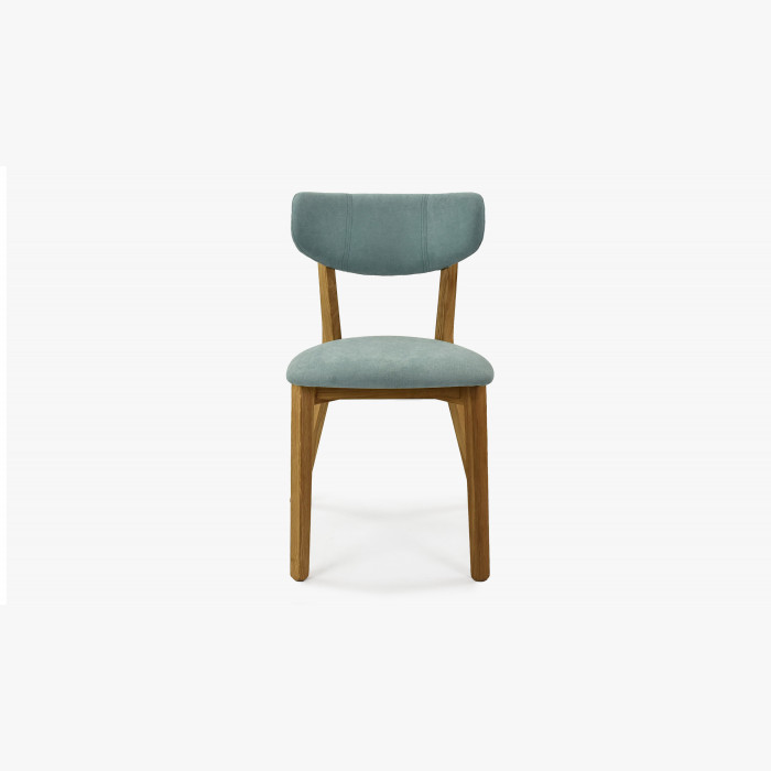 Krzesło tapicerowane, nogi dębowe, Amisa jasnozielone , {PARENT_CATEGORY_NAME - 5