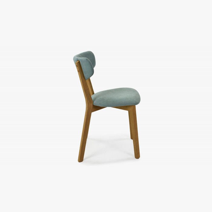 Krzesło tapicerowane, nogi dębowe, Amisa jasnozielone , {PARENT_CATEGORY_NAME - 6