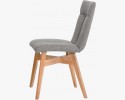 Krzesło do jadalni styl skandynawski, jasnoszare Arona , {PARENT_CATEGORY_NAME - 4