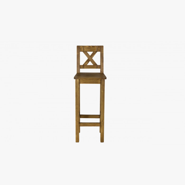 Krzesło barowe - rustykalne, sosna , {PARENT_CATEGORY_NAME - 2