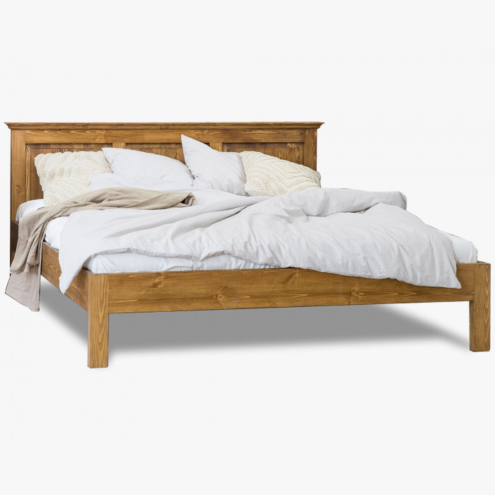 Łóżko dwuosobowe w stylu Rustykalnym , {PARENT_CATEGORY_NAME - 3