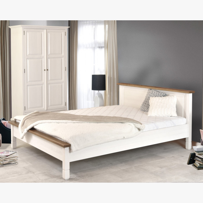 Białe łóżko rustykalne Francja , {PARENT_CATEGORY_NAME - 2