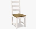 Drewniane krzesło w stylu prowansalskim, Francja - 1