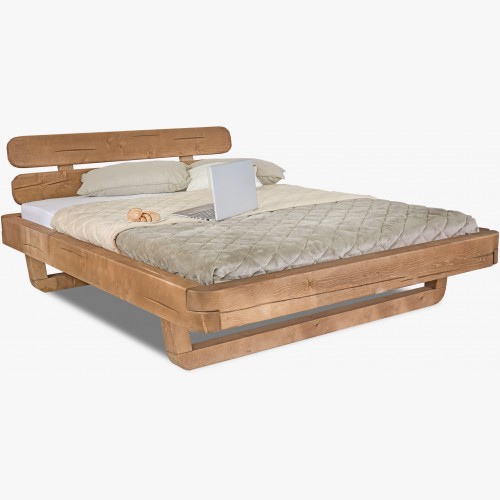 Łóżko drewniane Alex z belek, świerk 180 x 200 - 1