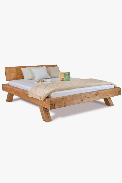 Łóżko drewniane z belek świerkowych Miky 160 x 200 cm , {PARENT_CATEGORY_NAME - 1