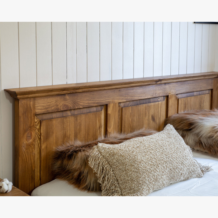 Łóżko dwuosobowe w stylu Rustykalnym , {PARENT_CATEGORY_NAME - 4