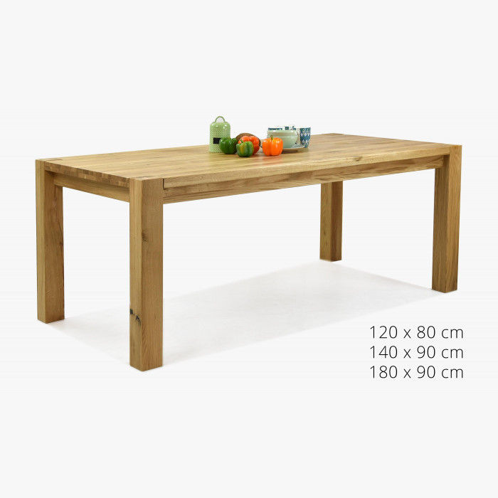 Stół do jadalni z litego dębu, Koszyce 140 x 90 cm , {PARENT_CATEGORY_NAME - 2