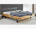 Nowoczesne łóżko z litego dębu z metalowymi nogami, Laura 160 x 200 , {PARENT_CATEGORY_NAME - 2