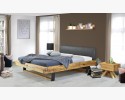 Nowoczesne łóżko z litego dębu z metalowymi nogami, Laura 160 x 200 , {PARENT_CATEGORY_NAME - 14