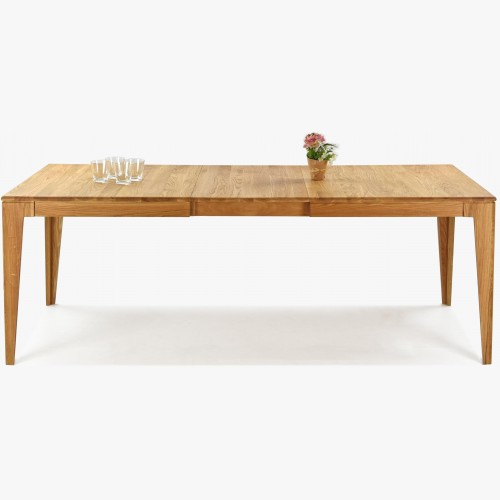 Stół rozkładany z litego drewna dębowego, Avignon 160-210 x 90 cm - 1