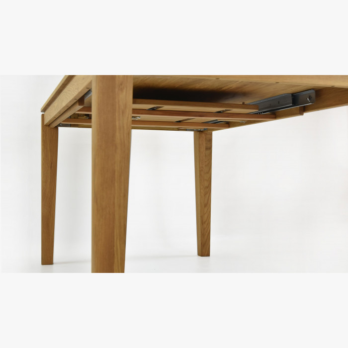 Stół do jadalni wykonany z litego drewna dębowego, Houston 140-190 x 90 cm , {PARENT_CATEGORY_NAME - 10