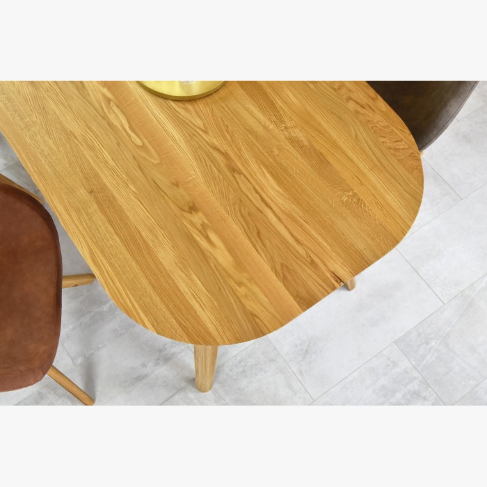 Owalny stół jadalny z litego dębu, Otawa 160 x 90 cm , {PARENT_CATEGORY_NAME - 6