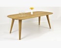 Owalny stół jadalny z litego dębu, Otawa 160 x 90 cm , {PARENT_CATEGORY_NAME - 11