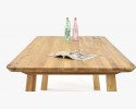 Stół jadalniany z litego drewna - zaokrąglone krawędzie, Martina 200 x 100 cm , {PARENT_CATEGORY_NAME - 5