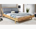 Luksusowe łóżko dębowe na nogach Milenium 180 x 200 cm - 2