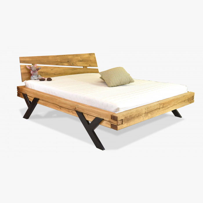 Luksusowe łóżko z litego drewna model Y - dąb 180 x 200 cm , {PARENT_CATEGORY_NAME - 1