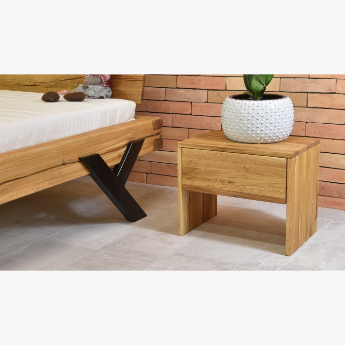 Luksusowe łóżko z litego drewna model Y - dąb 180 x 200 cm , {PARENT_CATEGORY_NAME - 9