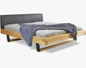 Łóżko z litego drewna na nogach, świerk Laura 200 x 200 cm , {PARENT_CATEGORY_NAME - 1