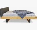 Łóżko z litego drewna na nogach, świerk Laura 200 x 200 cm , {PARENT_CATEGORY_NAME - 4