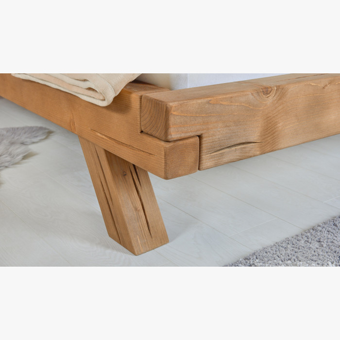 Łóżko świerkowe z drewnianych belek, Miky 180 x 200 cm , {PARENT_CATEGORY_NAME - 3