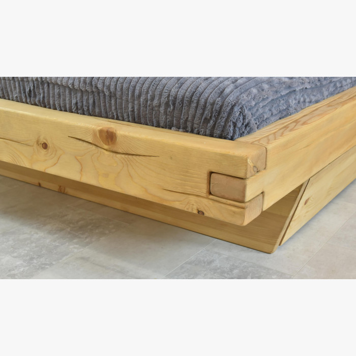 Łóżko dwuosobowe z litego drewna, świerk - Matúš 180 x 200 cm , {PARENT_CATEGORY_NAME - 9