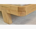 Łóżko z drewnianych bali MIA świerk, zaokrąglone narożniki 160 x 200 cm , {PARENT_CATEGORY_NAME - 7