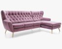 Sofa narożna - Tkanina AquaClean, wiele kolorów - Skandynawski design VOSS , {PARENT_CATEGORY_NAME - 1