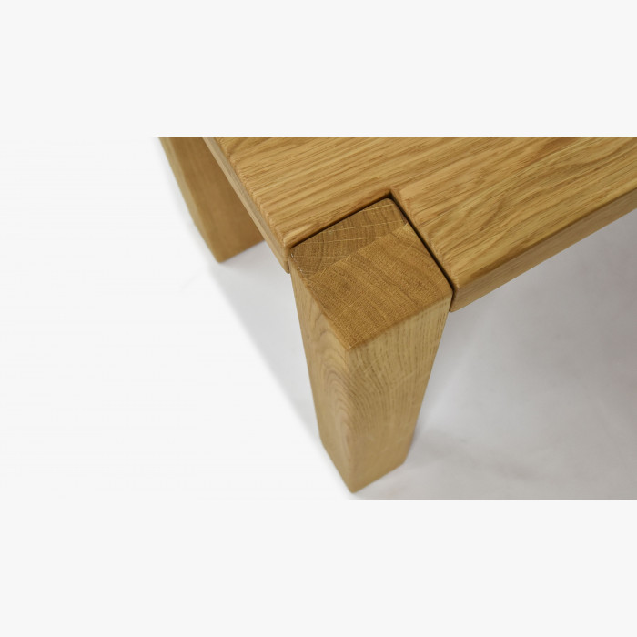 Ławka drewniana z litego drewna dębowego, Kobi 160 cm , {PARENT_CATEGORY_NAME - 2