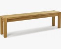Ławka drewniana z litego drewna dębowego, Kobi 160 cm , {PARENT_CATEGORY_NAME - 3