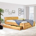 Łóżko z litego drewna ze schowkiem, Julia 160 x 200 cm , {PARENT_CATEGORY_NAME - 2