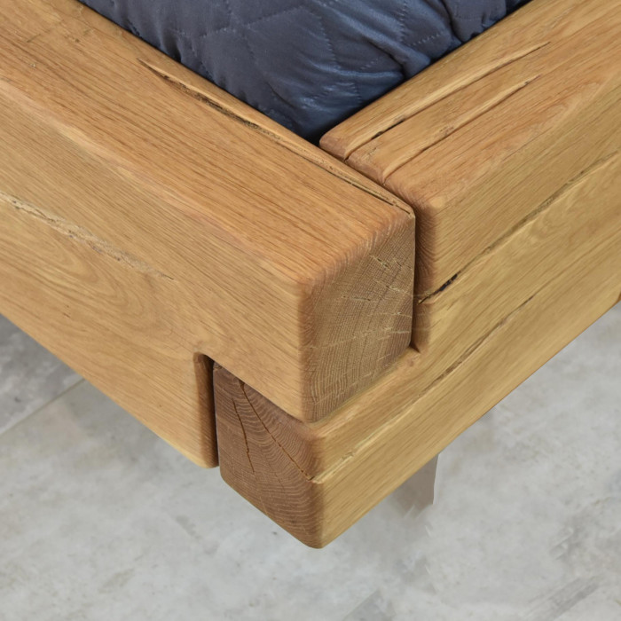 Łóżko drewniane dębowe 160 x 200 Miky , {PARENT_CATEGORY_NAME - 2