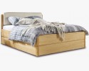 Łóżko dwuosobowe 160 cm ze schowkiem , Helsinki Olej , {PARENT_CATEGORY_NAME - 1