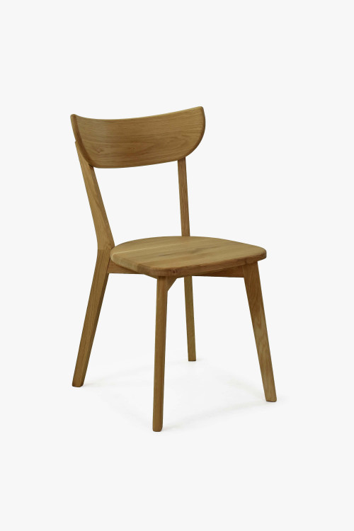 Nowoczesne krzesło dębowe Eva, siedzisko drewno dębowe , {PARENT_CATEGORY_NAME - 1