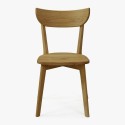 Nowoczesne krzesło dębowe Eva, siedzisko drewno dębowe , {PARENT_CATEGORY_NAME - 5