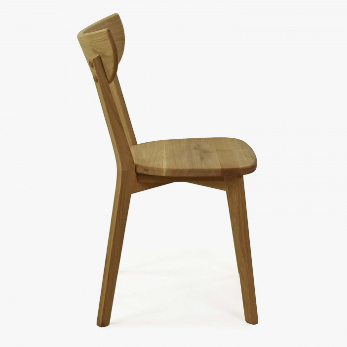 Nowoczesne krzesło dębowe Eva, siedzisko drewno dębowe , {PARENT_CATEGORY_NAME - 4
