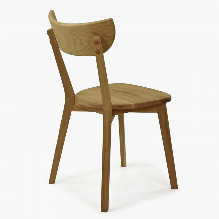 Nowoczesne krzesło dębowe Eva, siedzisko drewno dębowe , {PARENT_CATEGORY_NAME - 3
