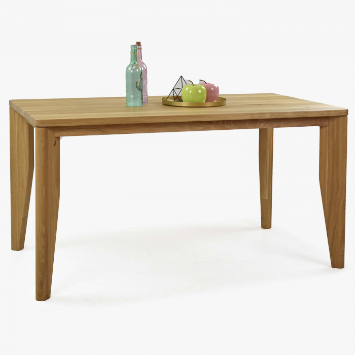 Stół do jadalni 140 x 80 z litego drewna DĄB matural, model IGI , {PARENT_CATEGORY_NAME - 7