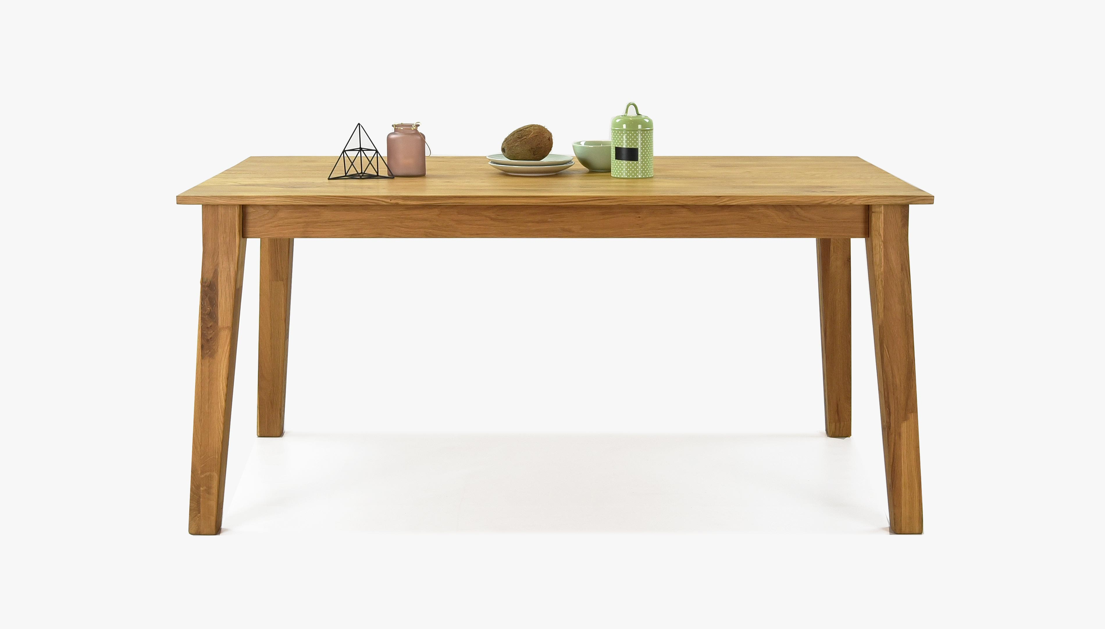 Dubový stůl z masivu 160 x 90 cm Mirek