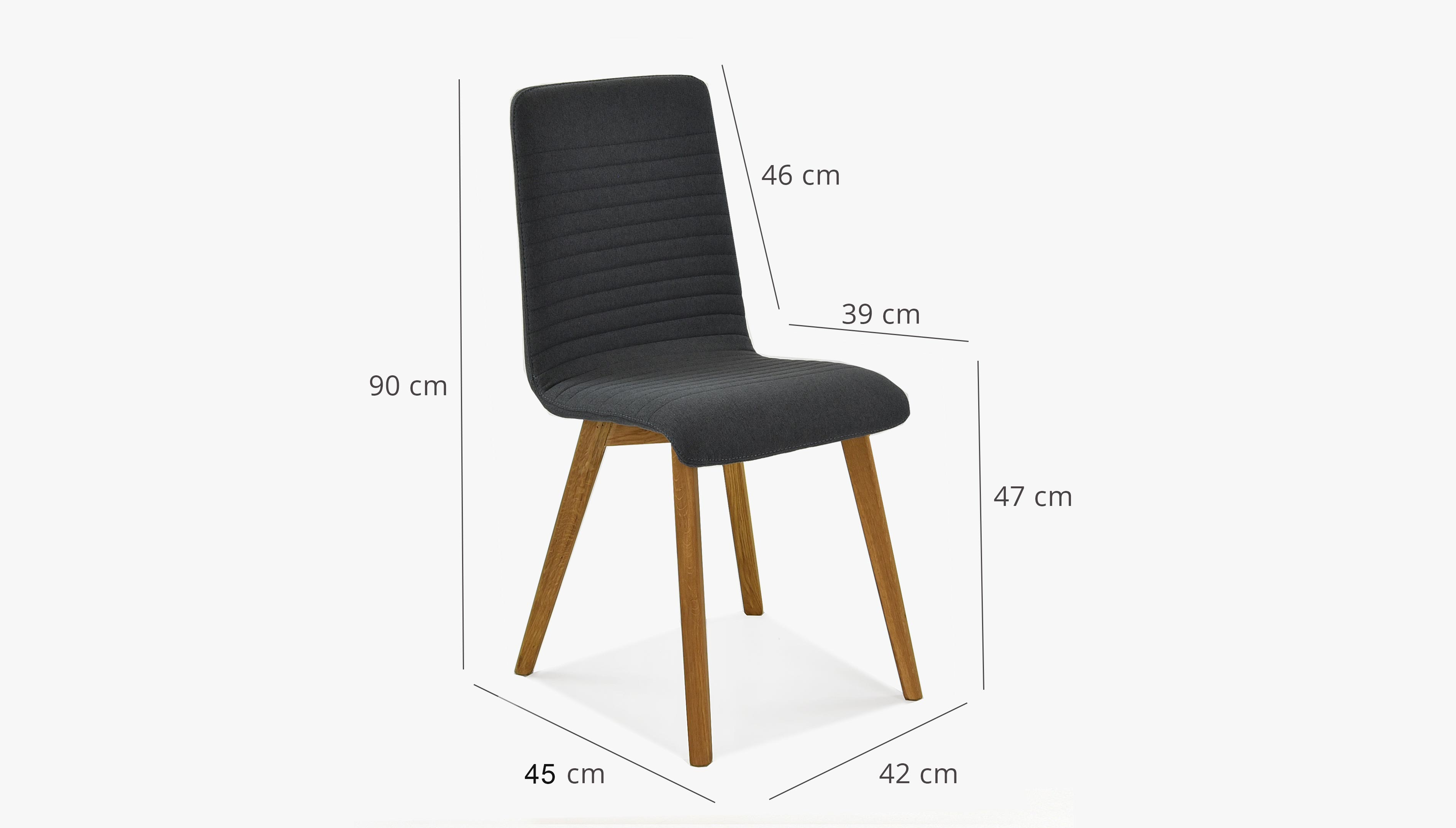 Židle do kuchyně - antracit , Arosa - Lara Design